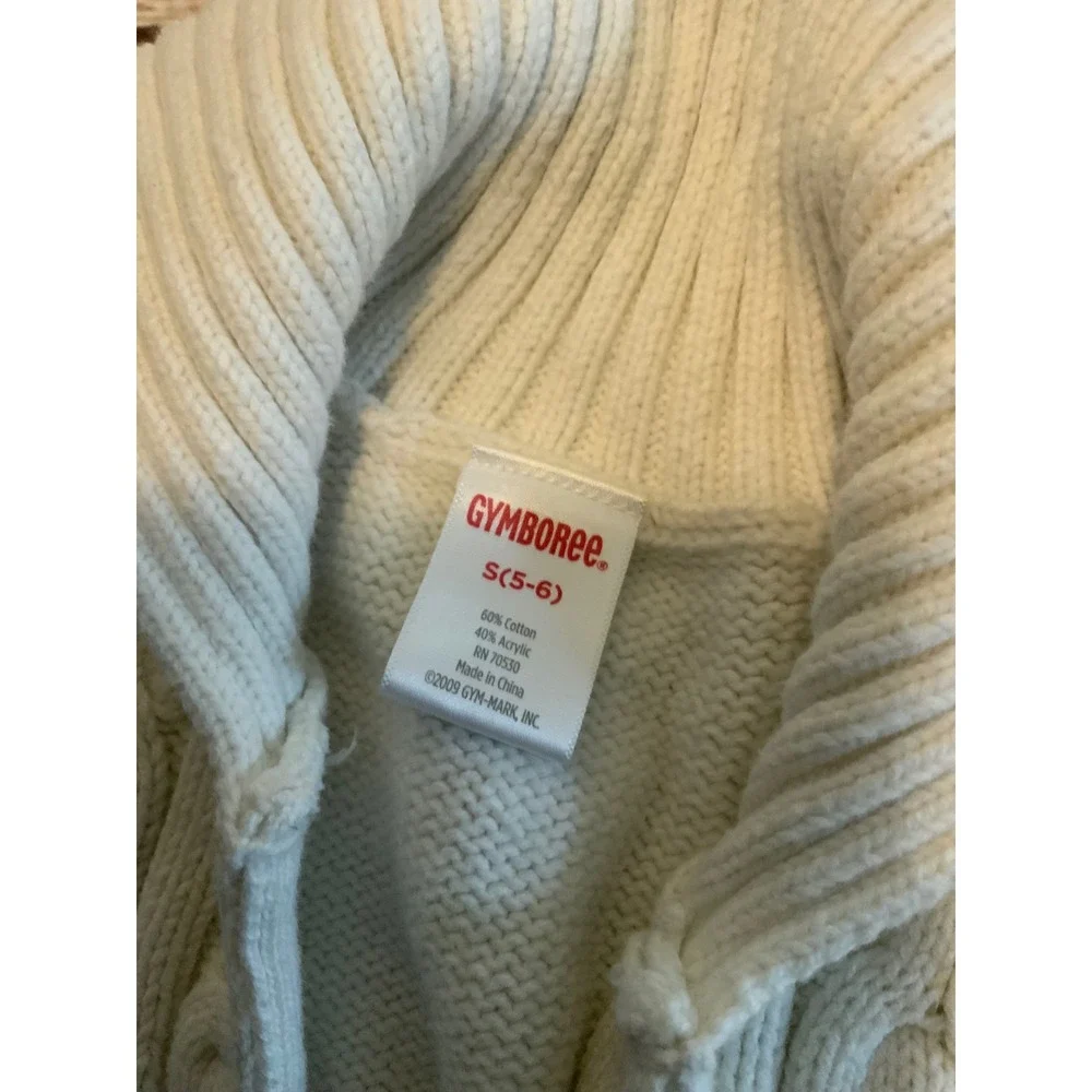 Gymboree Girls Sweeter Than Chocolate Colorblock Cable Knit Sweater Vest 5-6